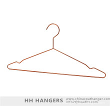 Copper Brass Metal Wire Clothes Hanger and Bottom Clips Hanger